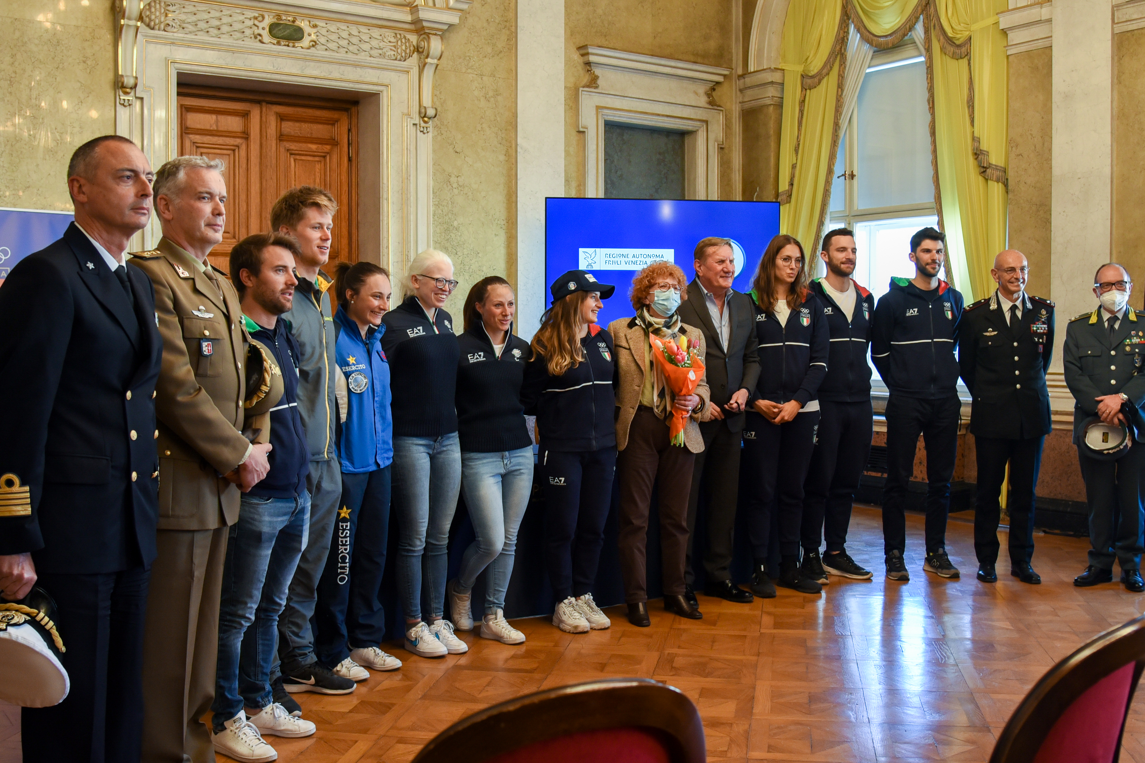 Premiazioni atleti FVG Pechino 2022 Trieste 20.4.22