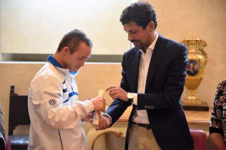 Roberto Baciocchi premiato dal Sindaco di Perugia con il Baiocco d'Oro