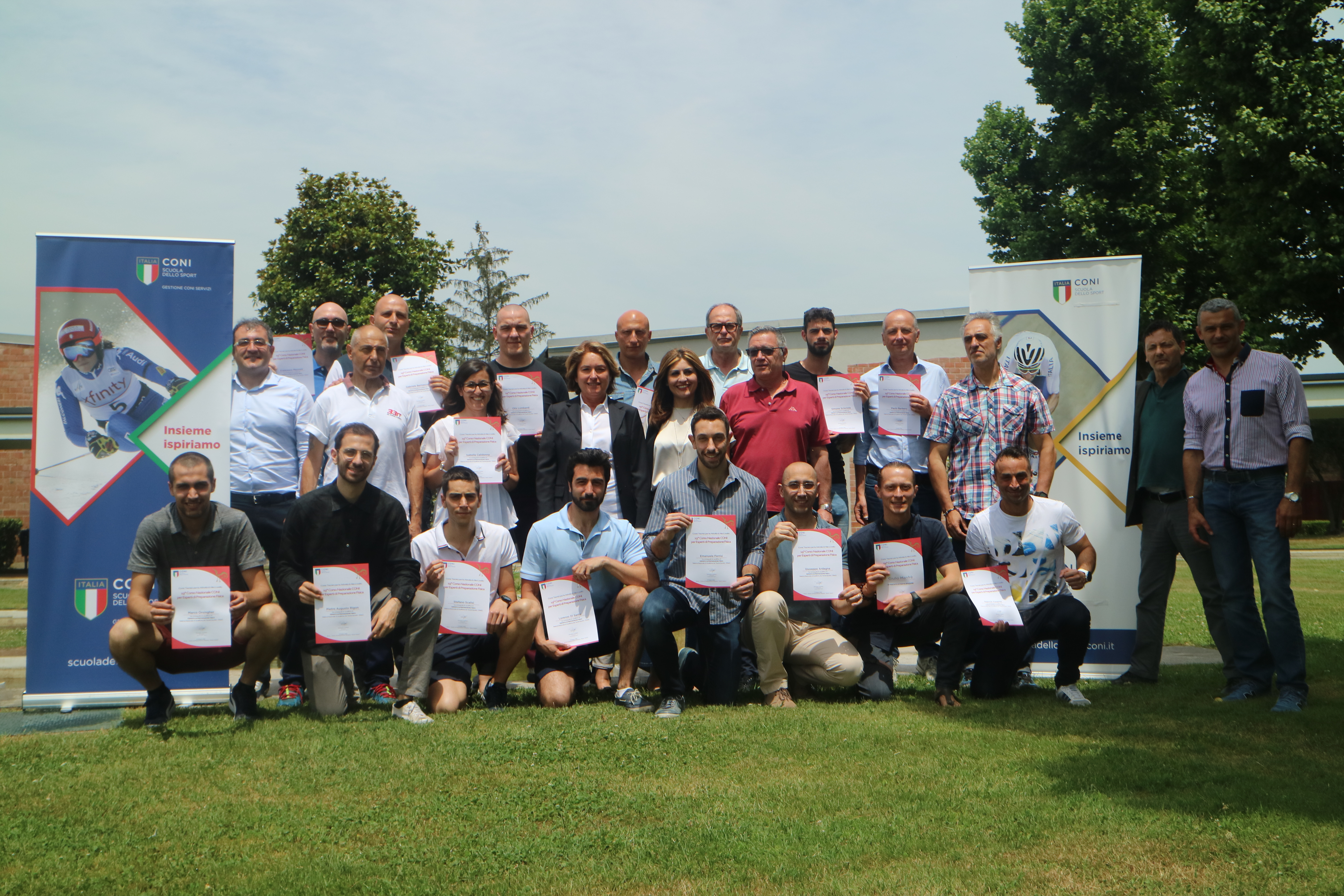 Corso Nazionale CONI per Esperti di Preparazione Fisica Foto di Gruppo