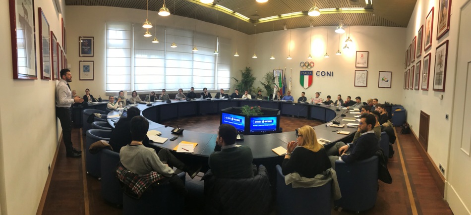 Corso in Management Sportivo Panoramica Sala Giunta