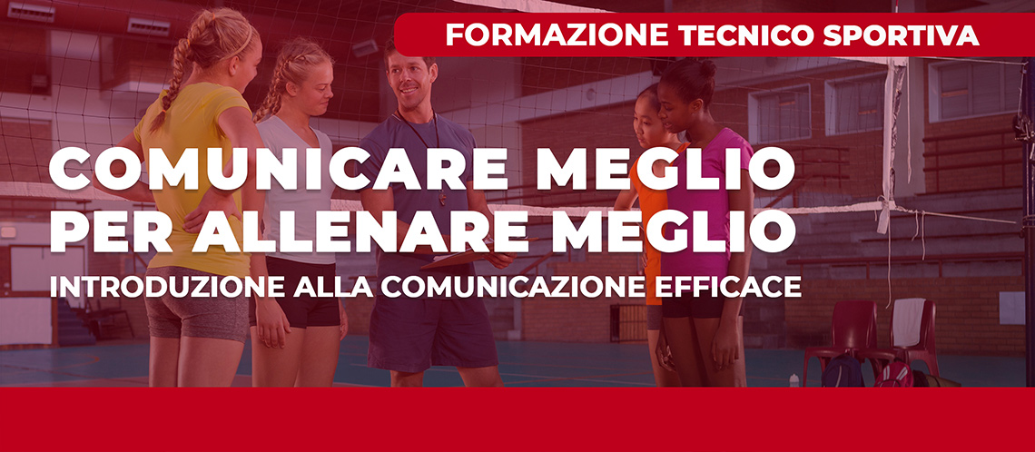 Banner corso Comunicare per allenare meglio